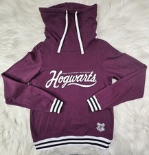 Harry Potter Hogwarts Sweatshirt Cowl Neck Womens Size M Rare Harry Sweater