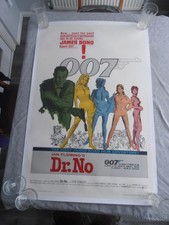 DR. NO JAMES BOND 007 SEAN CONNERY 1962 US ONE SHEET - NEAR MINT LINEN BACKED