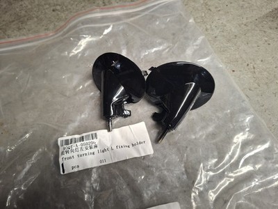 Direct Bikes DB50QT-A Retro Scooter Indicator Bracket Mount Holder Stalks BLACK