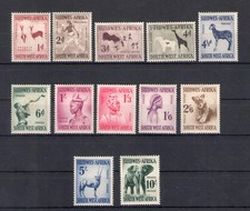 1954 South West Africa - Yvert n. 237/48 - MH*