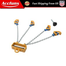 Chain Drum Lifter 2 Ton/4400lbs Capacity for 55 Gallon Drums 4 Hooks & Chains
