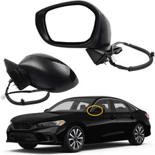 Driver Left Side Mirror Compatible with 2022-2025 Honda Civic with Power Glass,