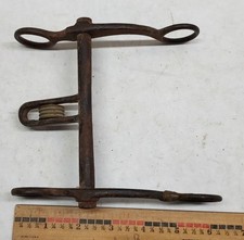 Vintage Western Bit W/ High Port Roller - Engaving on the Shanks - 0505263