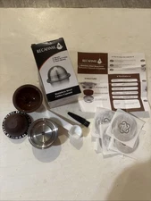 Steel Reusable Refillable Coffee Pod Capsules Kit Compatible for Nespresso