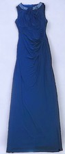 Lauren Ralph Lauren Geneva Embellished Jersey Gown Navy Size 8