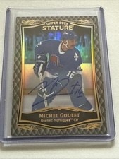 MICHEL GOULET 2023-24 Upper Deck Stature Hockey AUTO