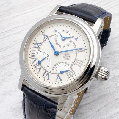 [Good Condition] Geneva Yacht Club Automatic Retrograde Second Hand Twin Watch
