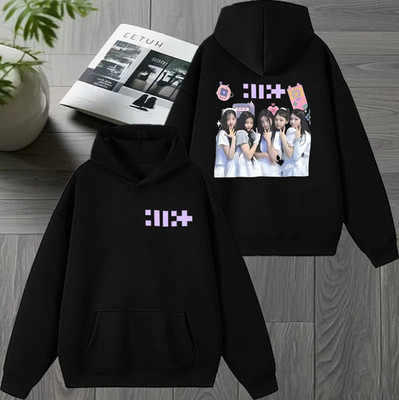 2025 Korea ILLIT Kpop Band New Album Double Sided Hoodie