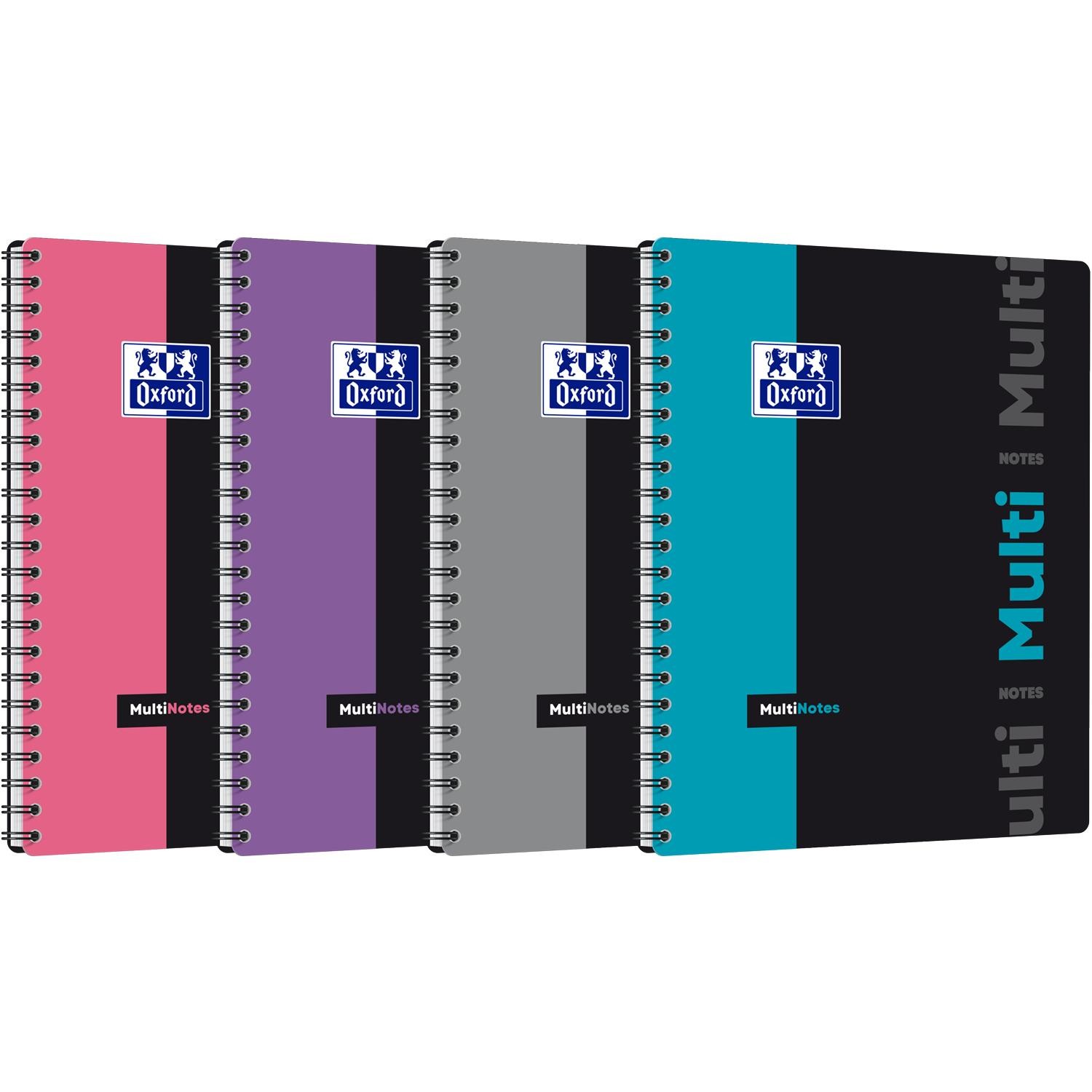 Cahier OXFORD Multinotes A4+ 160p pour étudiant et organisation de cours