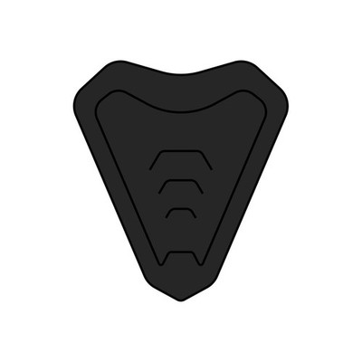 Airoh Commander Helmet Matte Black Chin Rest Air Intake Size M