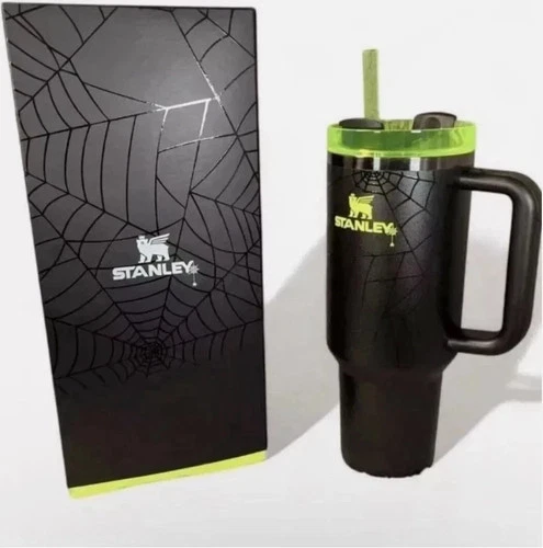 Stanley Halloween Web Glow H2.0 40oz Tumbler Limited Edition New Free Shipping - Picture 1 of 3