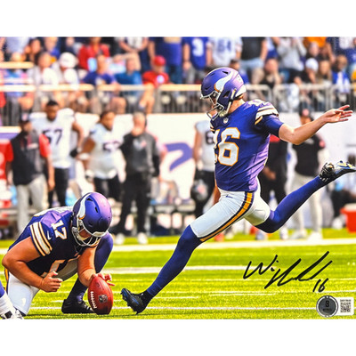 Will Reichard Autographed Minnesota Vikings 8x10 Photo Beckett