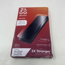 ZAGG InvisibleShield Glass Elite iPhone 16/15 6.1" Screen Protector