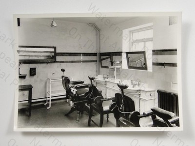 London Flying Club Friseurzimmer Friseurstühle 1919 Foto um 1969 Druck
