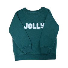 Cat  Jack Jolly Green Graphic Sweatshirt Kids 4T Holiday