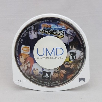 Naruto Shippuden: Ultimate Ninja Heroes 3 Sony PSP UMD Game Only Tested Works