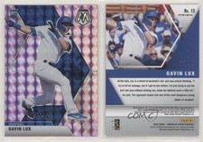 2020 Panini Chronicles Mosaic Purple Prizm /49 Gavin Lux #13 Rookie RC
