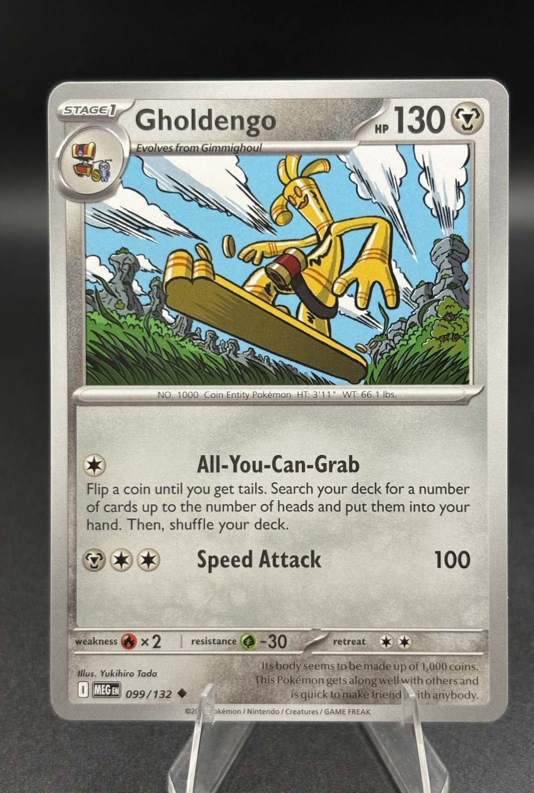 Gholdengo 099/132 Pokémon TCG Me01: Mega Evolution Regular NM/M