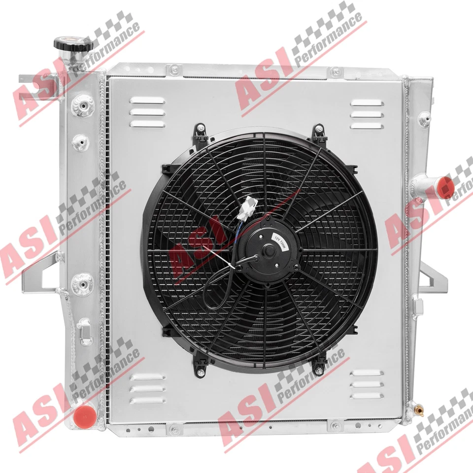 4 Row Radiator Shroud Fan Relay For 1998-2011 Ford Ranger 1998-2005 Explorer AT - Image 2 of 4