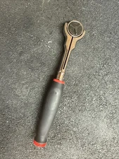 For Snap On Tools NEW THNFM72 RED 1/4" Drive Soft Grip Swivel Head Ratchet USA