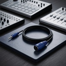 For MIDI Adapter Cable Compatible with Synth Drum Machine DAW Interface Devices
