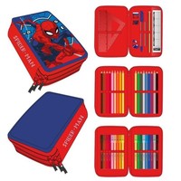 Marvel Spiderman Dreifach-Federtasche