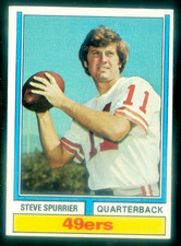 1974 TOPPS #215 STEVE SPURRIER EXMT