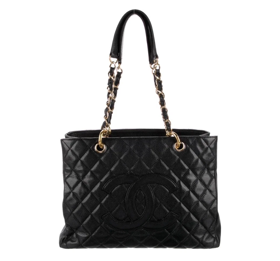 Chanel Caviar Grand Shopping Tote - Image 3 of 3