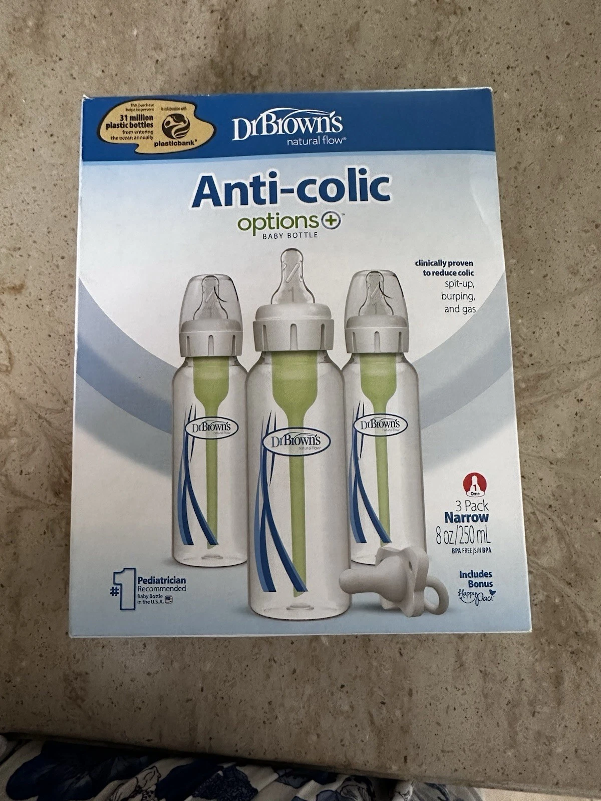 Dr. Brown's Anti-Colic Options+ Baby Bottle Essential
