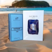 Soprano Ice Eau De Parfum for Men🔥& Atlantis Extrait French Avenue 3.4 Oz Combo
