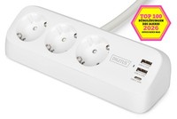DA-70626 Digitus 3-Fach Office-Steckdosenleiste Mit 2X USB-A Und 1X USB-C An ~D~