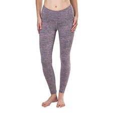 Tuff Athletics Full Length Performance Leggings S Fuschia Grotto Pocket Pull On
