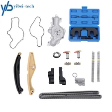 Timing Chain Kit with Water Pump+Camshaft Holding Tool For Ford Edge 2011-2016