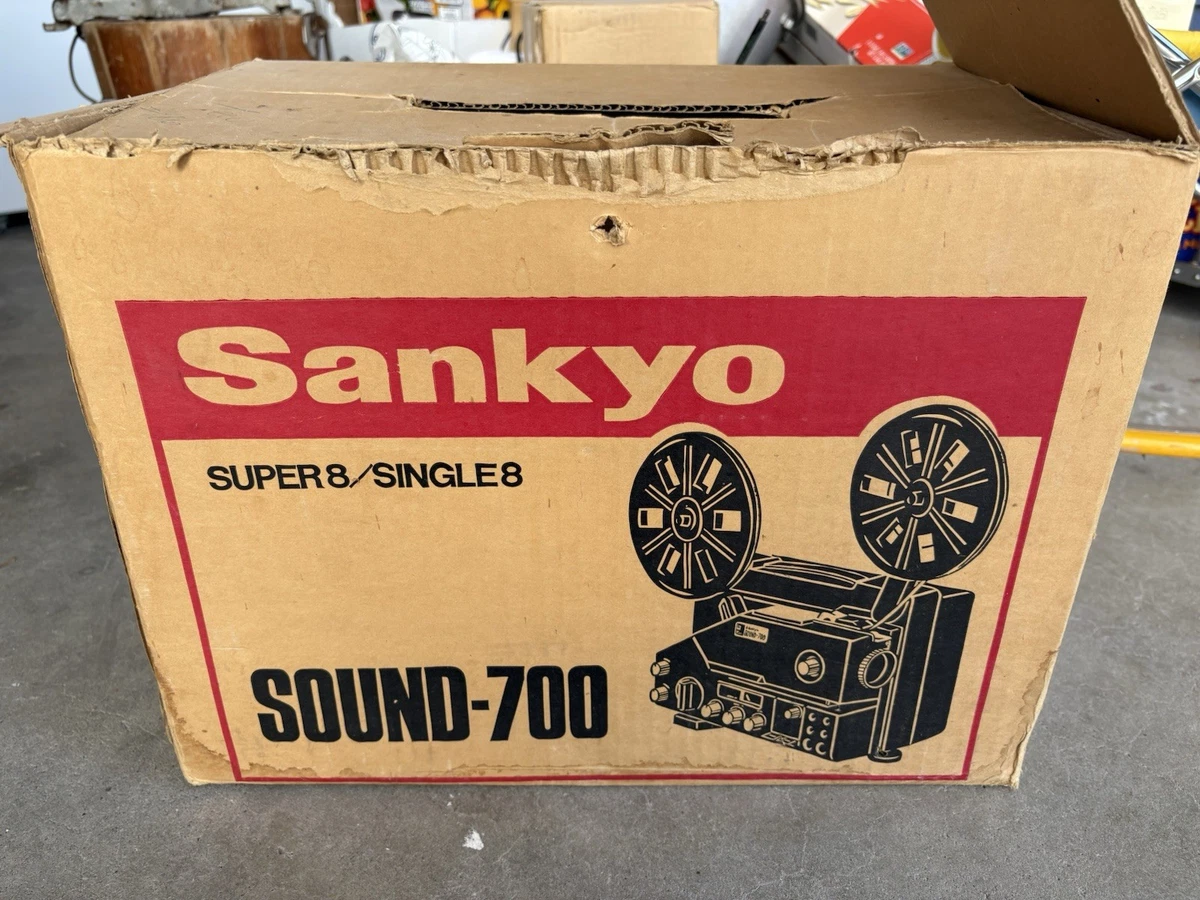 Projecteur Super 8 Sonore Sankyo Sound-700 – Pour Pièces Ou Réparation, Ampoule à Changer