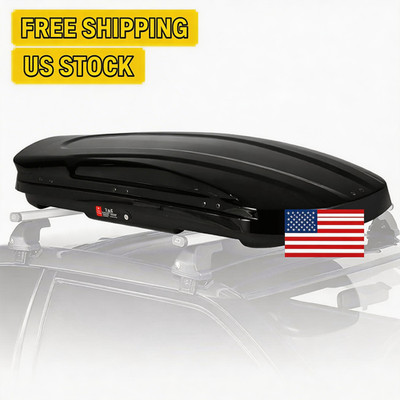 Hard Shell Roof Top Carrier Storage Box 17 Cu. Ft. Heavy Duty 480L Cargo