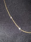 WOW! NWOT Gorgeous Aaron Basha 16” 18k Gold Chain With Four Diamond Rondelle — photo 5