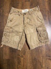 Vintage Abercrombie Fitch Shorts Mens Size 30 Paratrooper Cargo Baggy Distressed