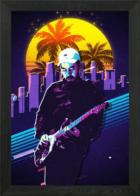 Mike Shinoda Retro Gerahmtes Wandbild Poster Leinwanddruck Bild