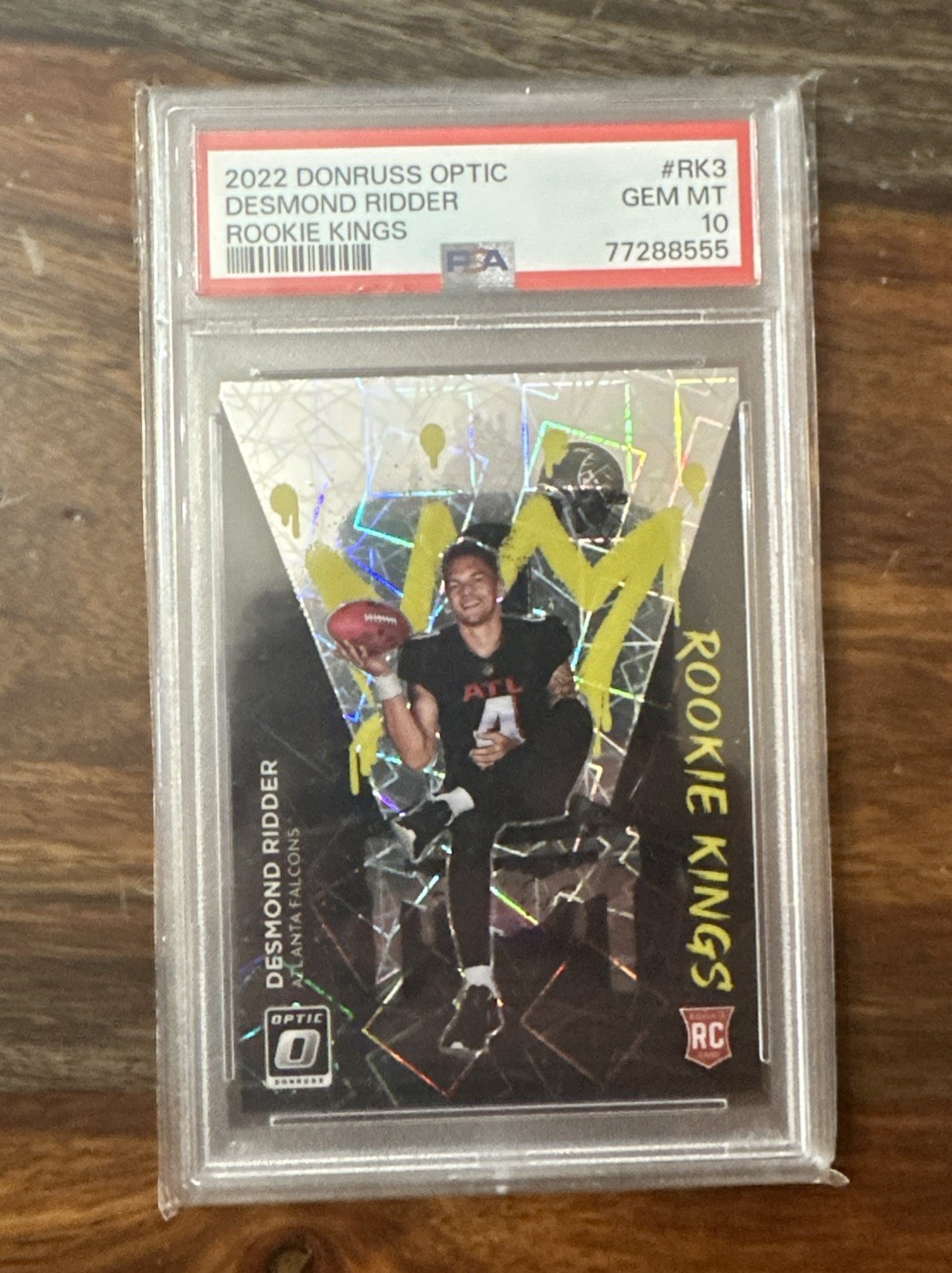 2022 Donruss Optic Desmond Ridder Rookie Kings PSA 10