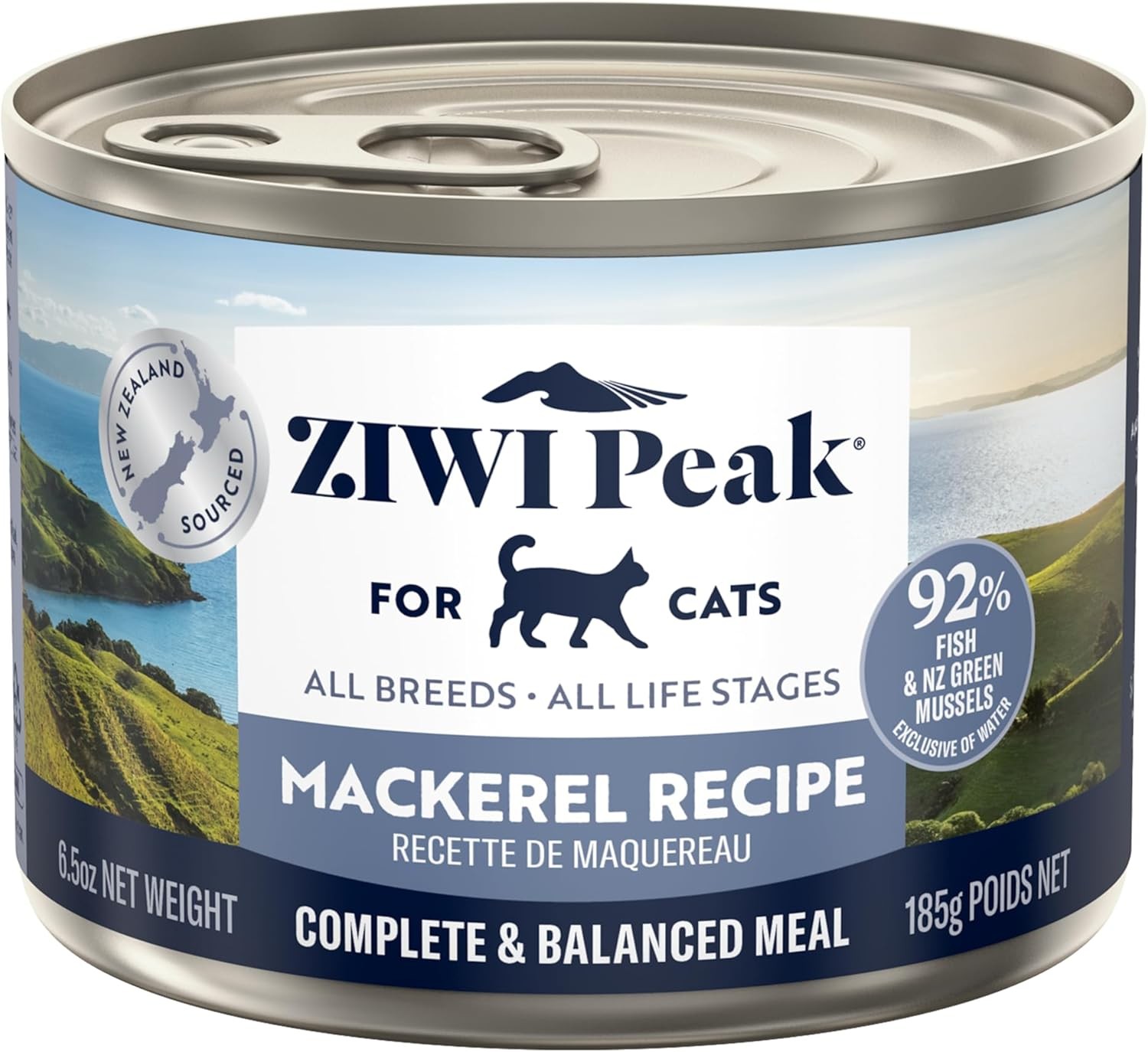 ZIWI Peak Grain Free Cat Food Tins - All Natural High Protein Pate - New Zealan
