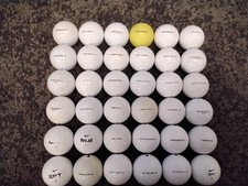NIKE ASSORTED GOLF BALLS X36 PEARL/GRADE A/B USED ●●●●●LOOK●●●●● FREE P&P