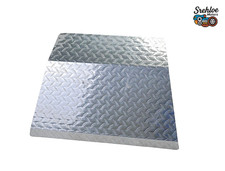 For EZGO TXT/PDS Golf Cart 94 up Aluminum Diamond Plate Front Bumper Shock Cover