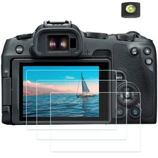 PCTC EOS R8 R50 Screen Protector for Canon EOS R8 R50, 3+1Pack 0.3mm 9H Hardn...