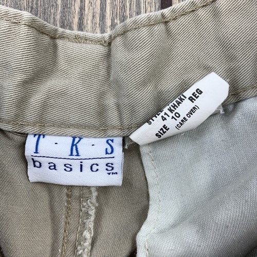 T.K.S basics youth boys size 10 regluar khakis straight leg - Picture 2 of 4