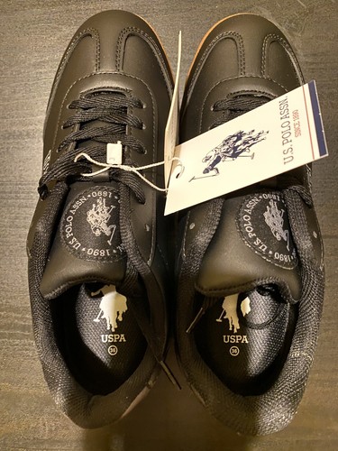 Entrenadores de cordones de marca negra Polo Assn talla 3,5 - Imagen 16 de 16