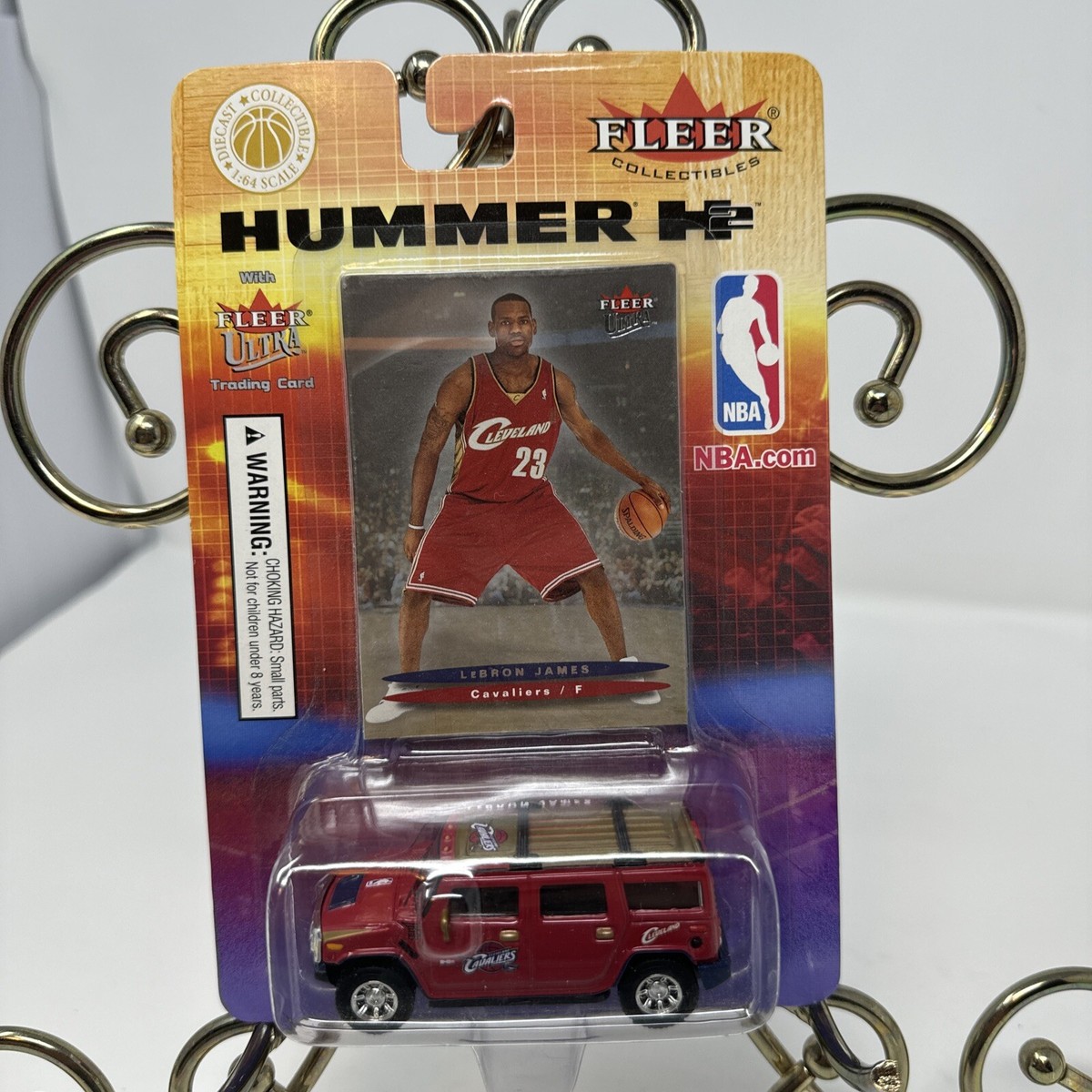2003-04 Fleer Ultra LeBron James Rookie Card RC Hummer Die Cast Factory  Sealed