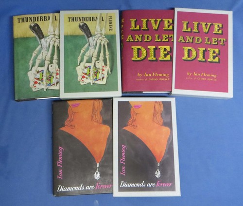 Rare James Bond Set First Edition Library Complete 14 Volume Ian Fleming NM-Mint - Picture 8 of 9