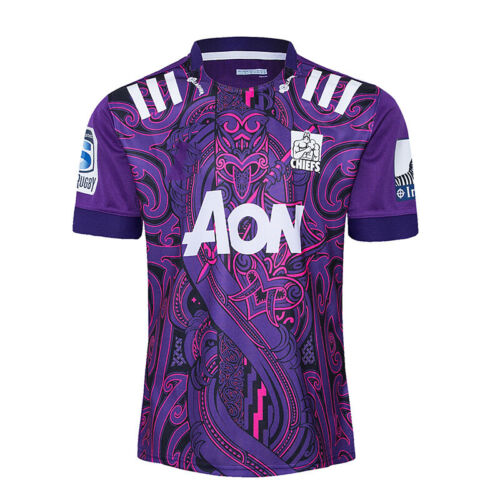 Men Chiefs Rugby Jersey T-Shirt New Zealand Souvenir Short Sleeve Tee Tops Pants - Picture 9 of 24