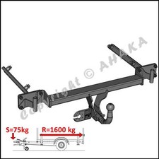 AHK für BMW 3er E36 1994-2000 Compact Anhängevorrichtung Anhängerkupplung AHZV