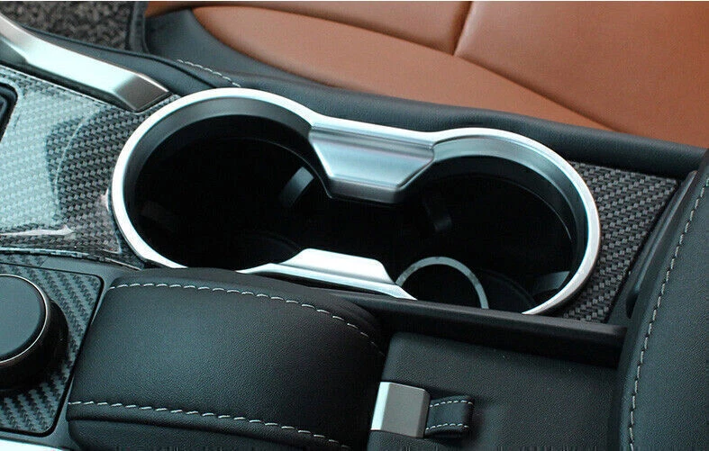 For Lexus NX200t 300h 15-21 Silver Center Console Water Cup Holder frame Trim 1p Foto 4 de 4
